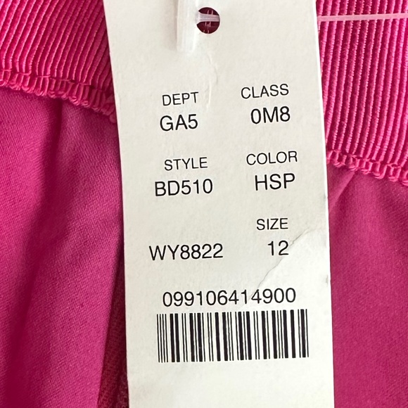 J. Crew 100% Wool Pleated Mini Skirt Hot Pink Size 12 NWT Preppy Office Academia - Picture 5 of 10